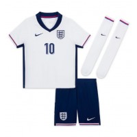 Maglie da calcio Inghilterra Jude Bellingham #10 Prima Maglia Bambino Europei 2024 Manica Corta (+ Pantaloni corti)